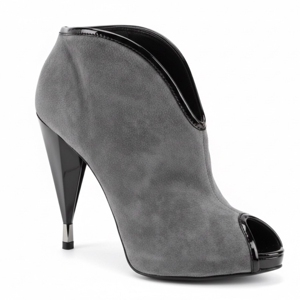 Marc Jacobs Charcoal Heeled Boots